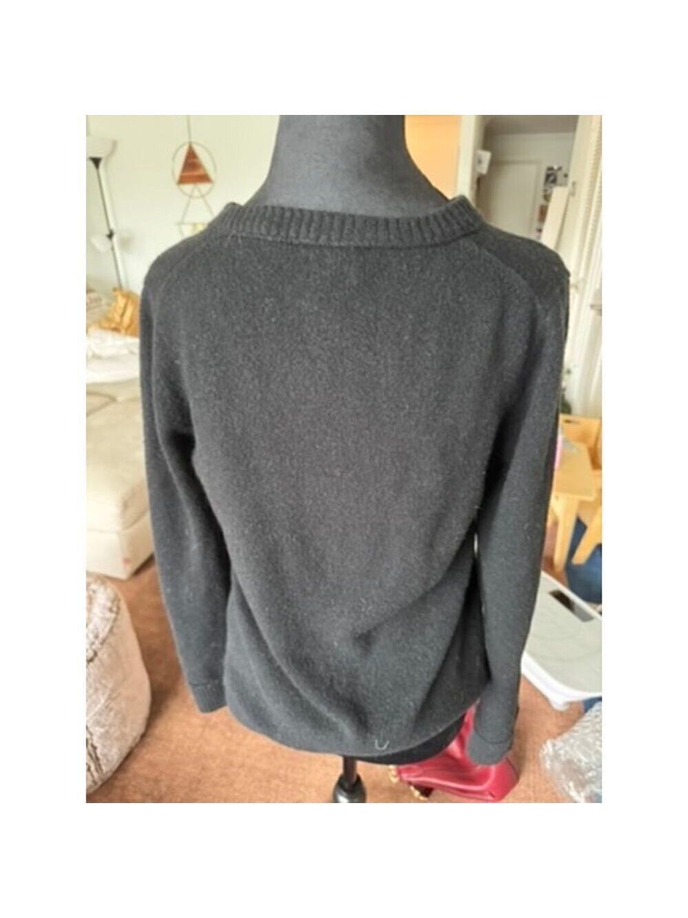 J. Crew Crewneck sweater in extra-soft yarn Black